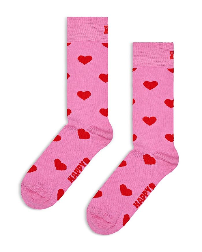 

Happy Socks Носки с сердечками из смеси хлопка, розовый