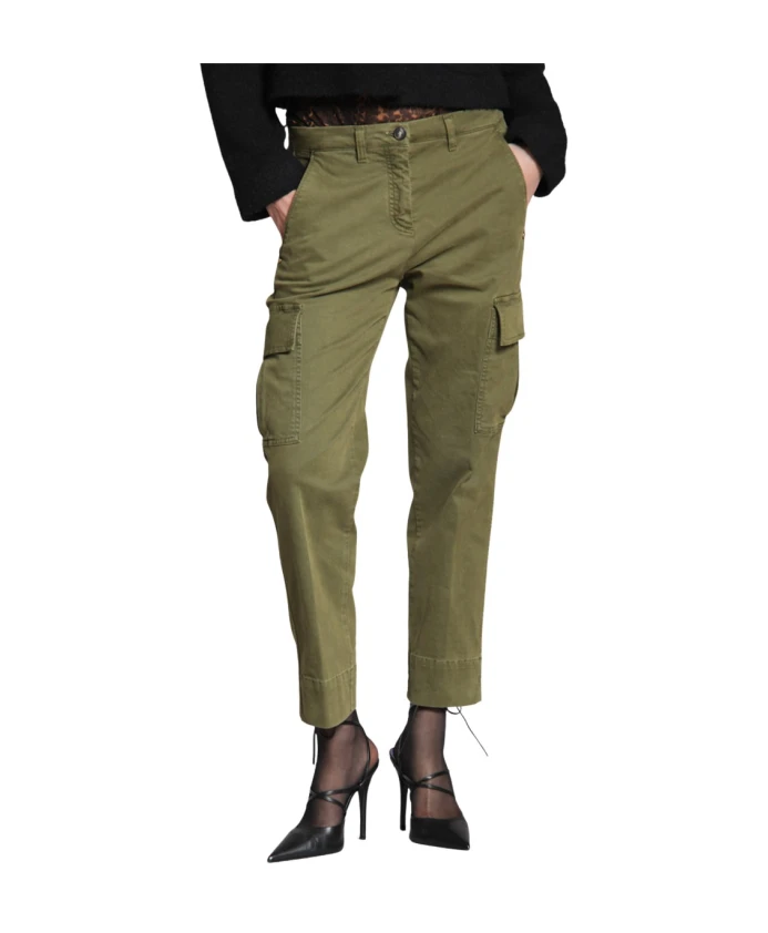

Брюки-Карго из габардина-морковки Mason'S, зеленый