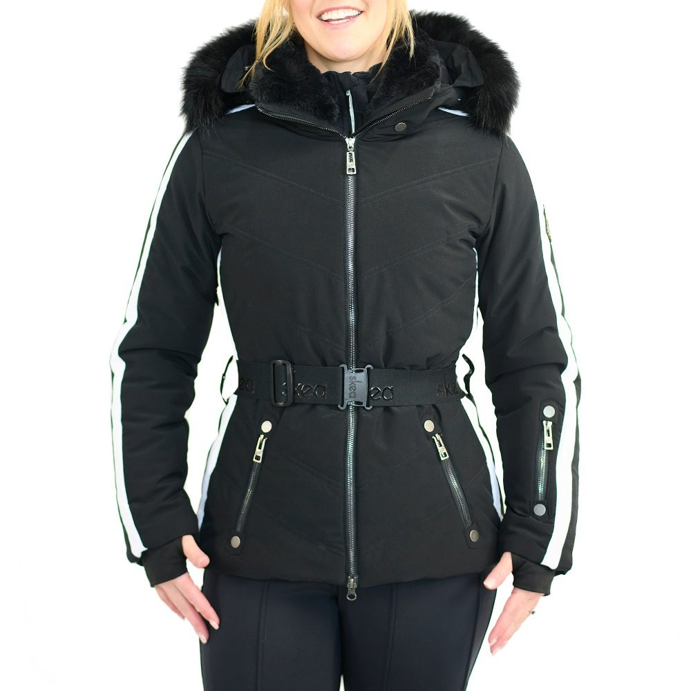 

Утепленная лыжная куртка Skea Coco с искусственным мехом (женская), Black