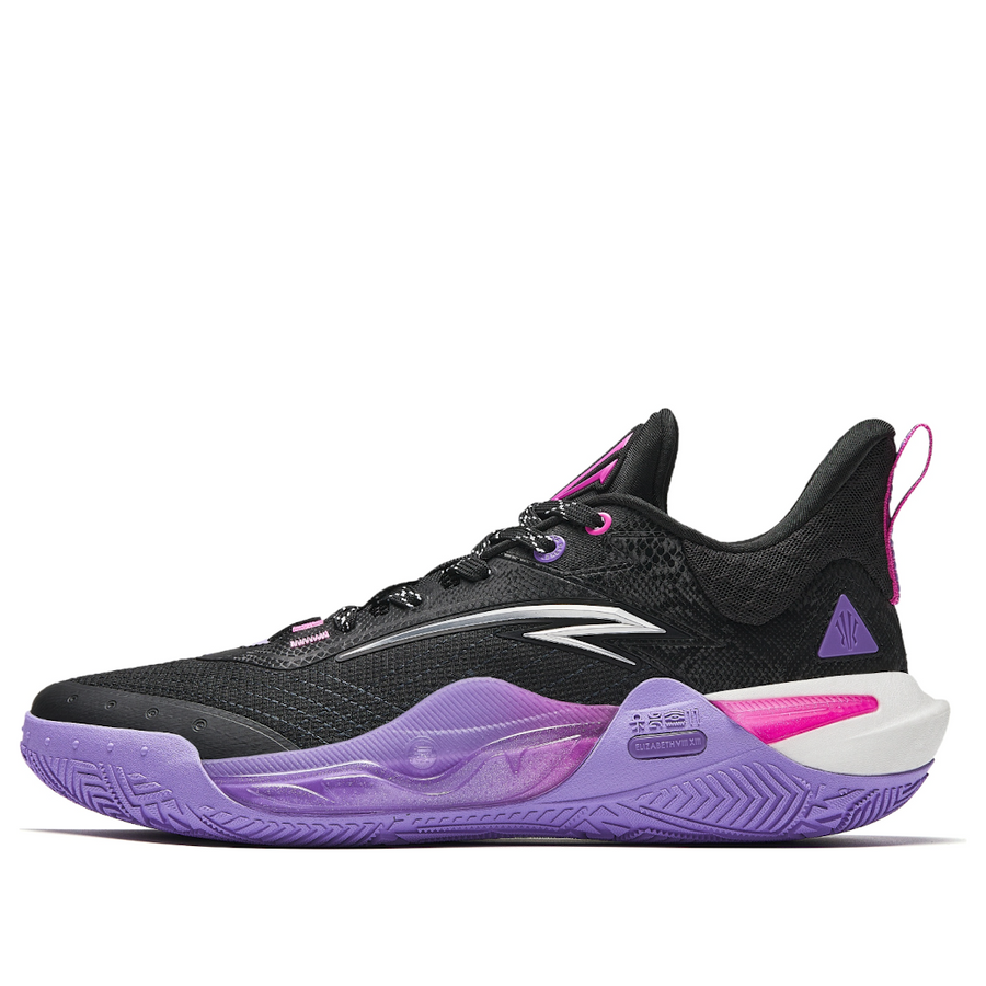 

Кроссовки ANTA KAI 1 Speed Low 'Black Purple', черный