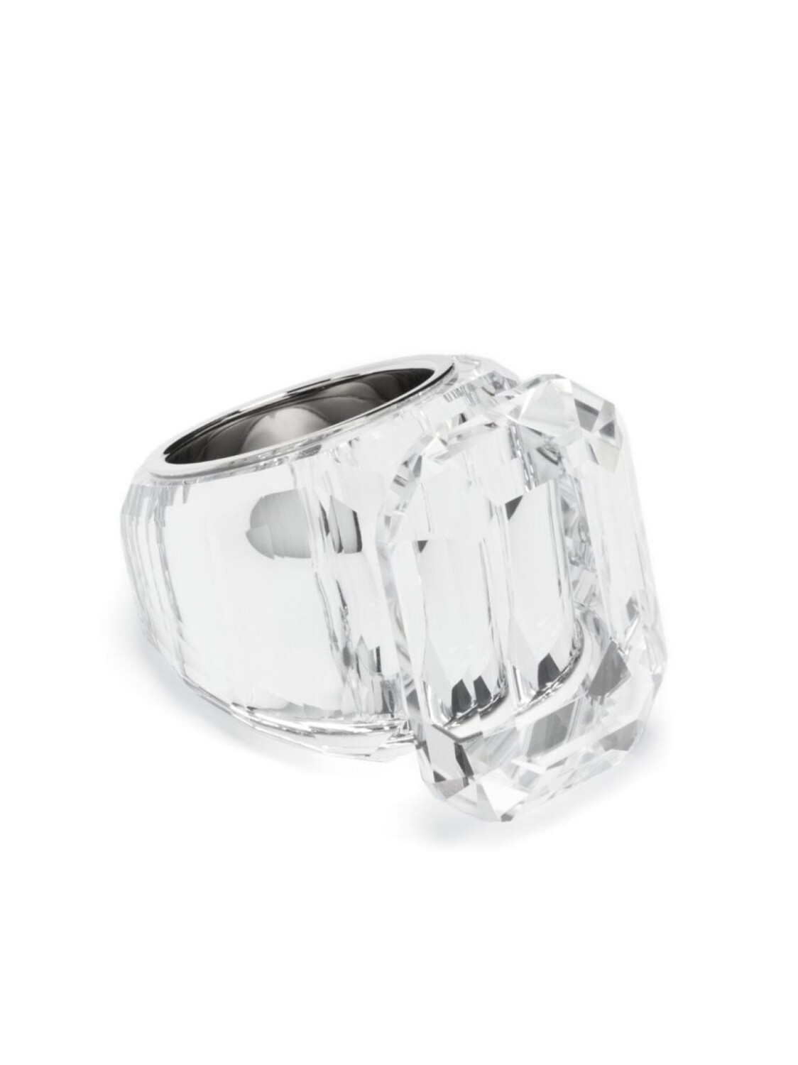 

Серебряное кольцо Lucent с кристаллами Swarovski, белый