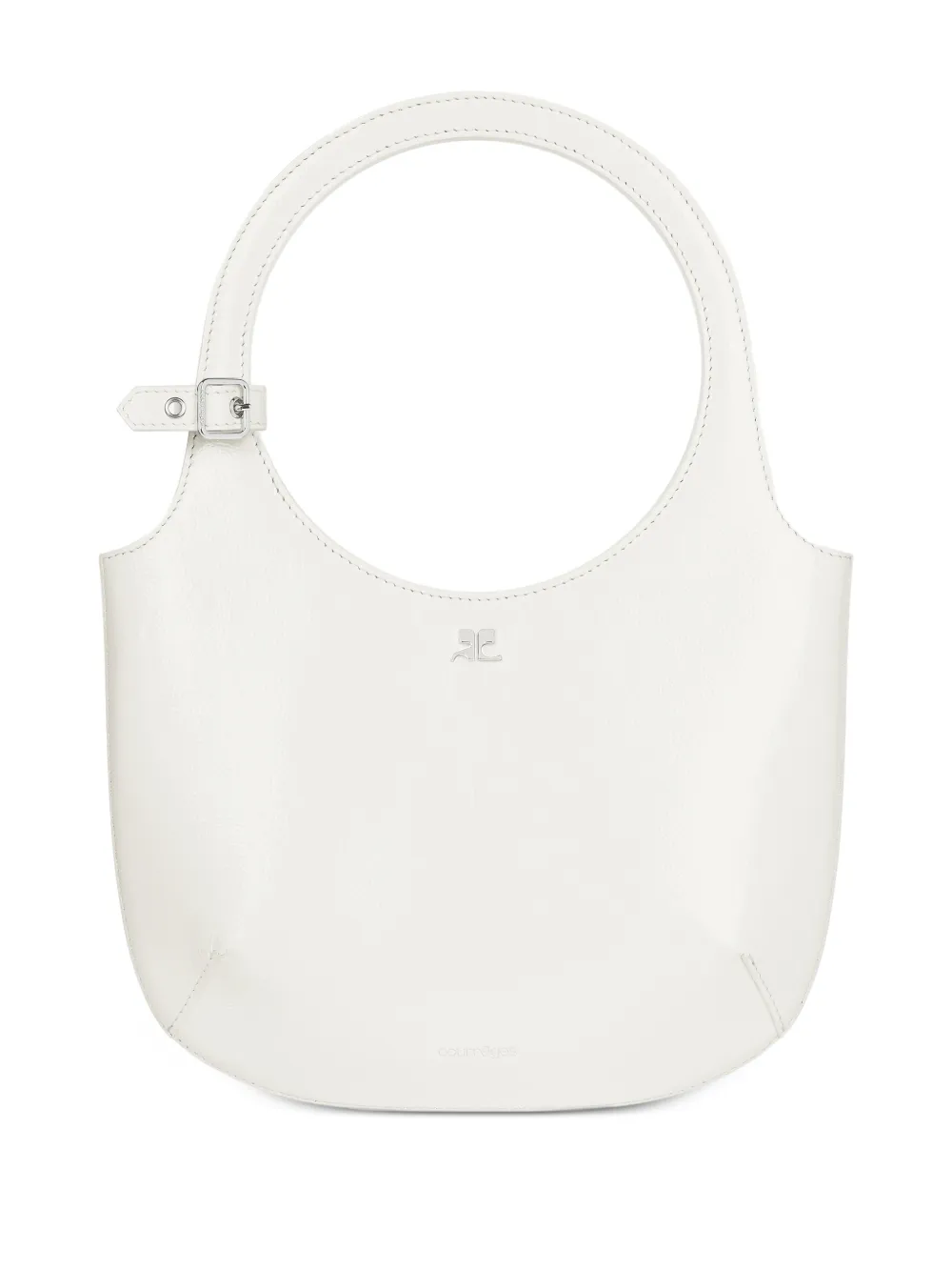 

Сумка-тоут с пряжкой Courrèges, белый