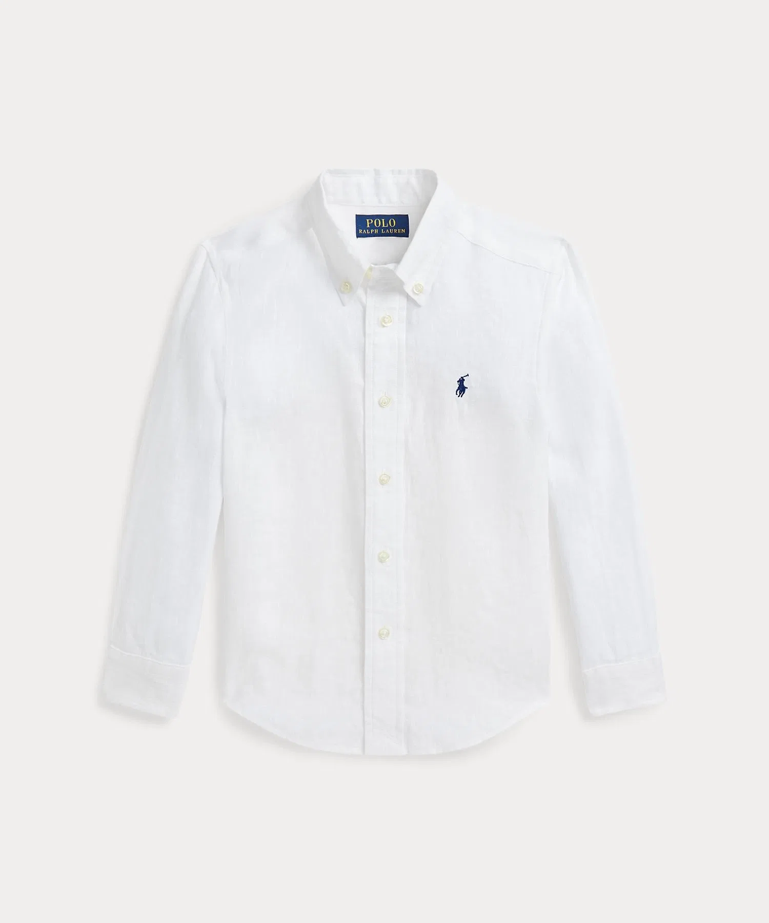 Детская рубашка Polo Ralph Lauren из льна — фото 2