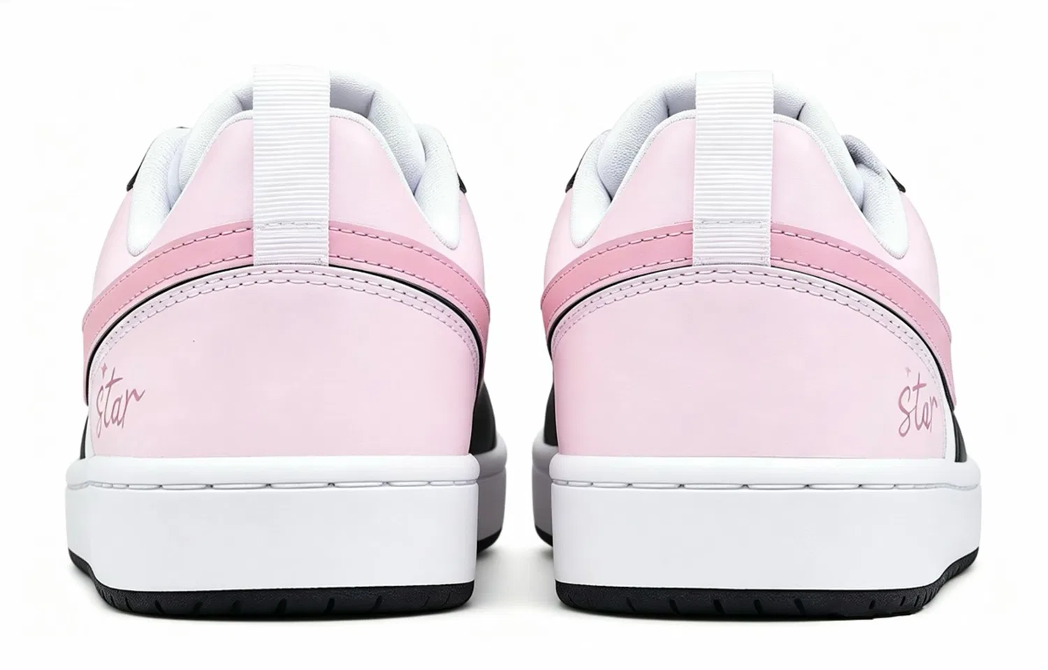 Кроссовки для скейтбординга Court Borough Abrasion Resistant Low top Kids' Skateboarding Shoes Black Pink Unisex Nike — фото 4