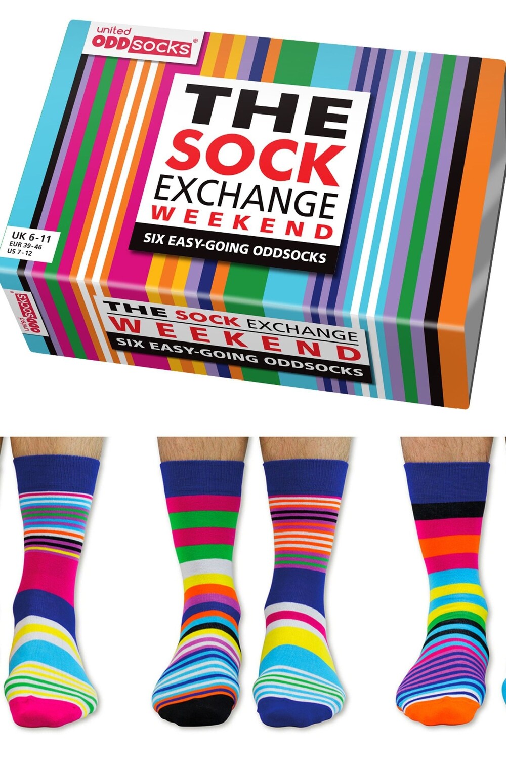 

Носки для обмена на выходные United Odd Socks, мультиколор
