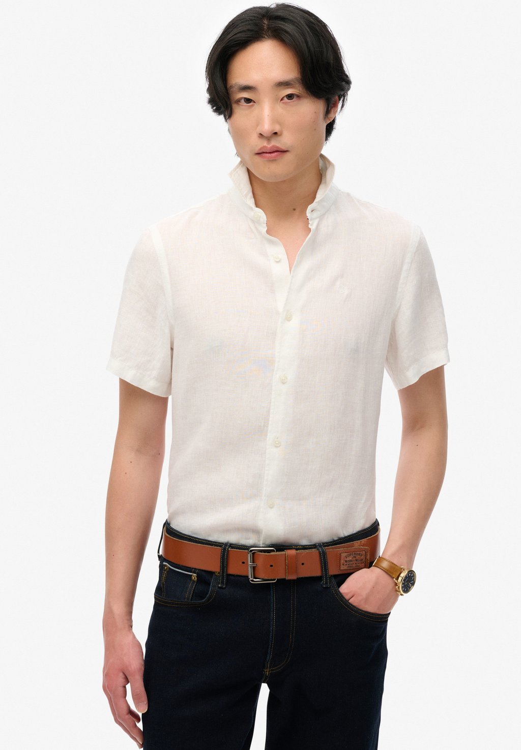 

Рубашка EMBROIDERED VACATION Superdry, деним