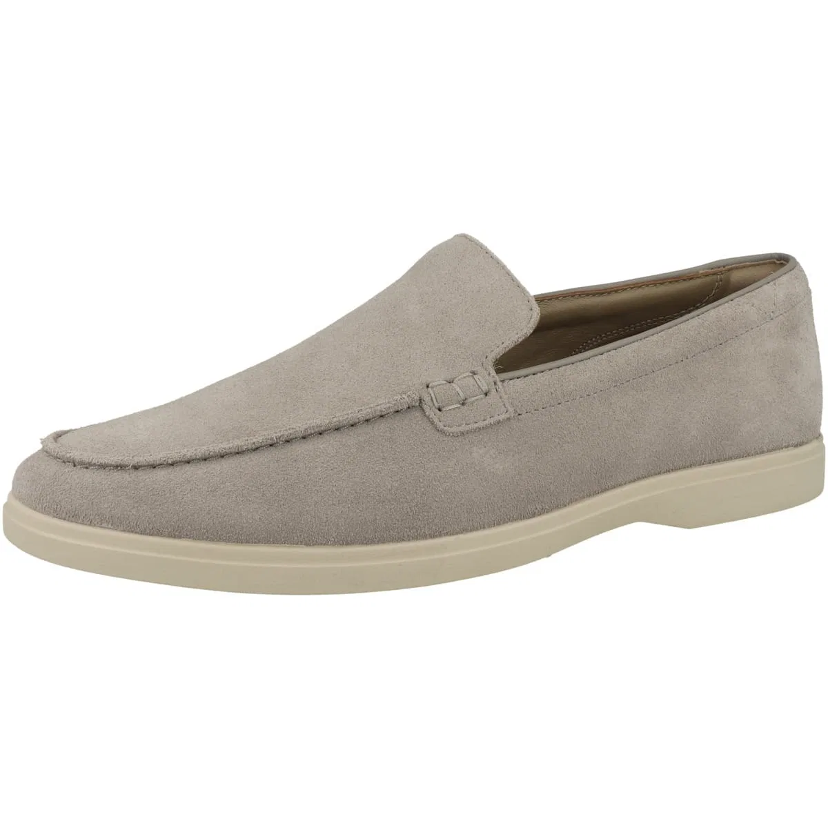 Слипперы из велюра, Clarks, серый — фото 4