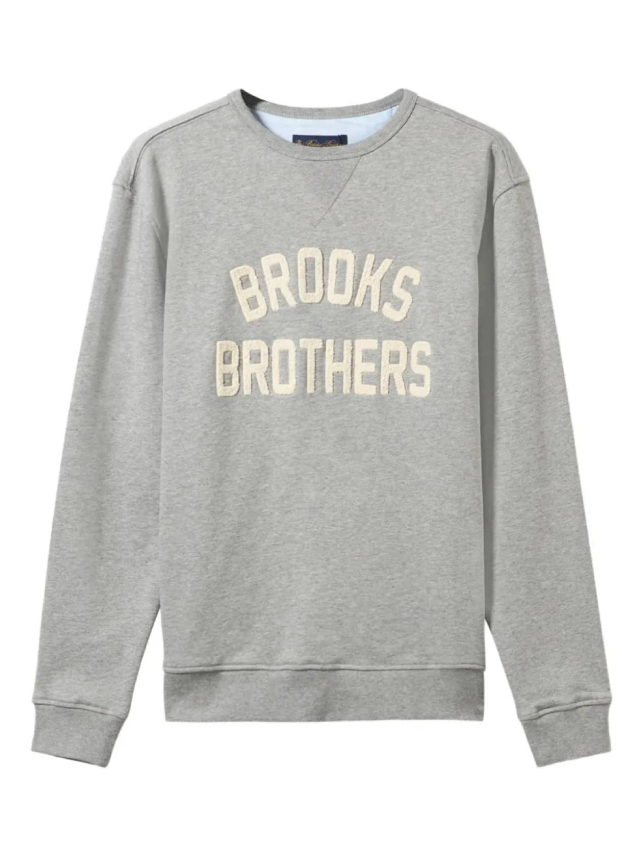 

Brooks Brothers толстовка с вышитым логотипом, серый