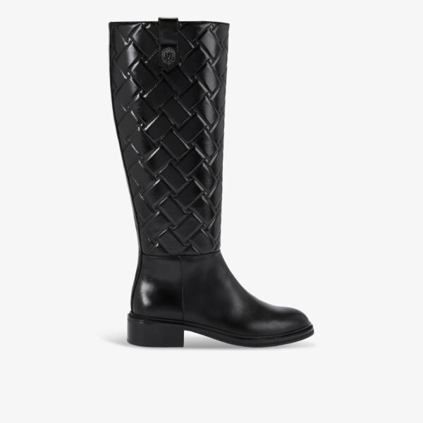 

Сапоги Kensington из стеганой кожи до колена Kurt Geiger London, черный
