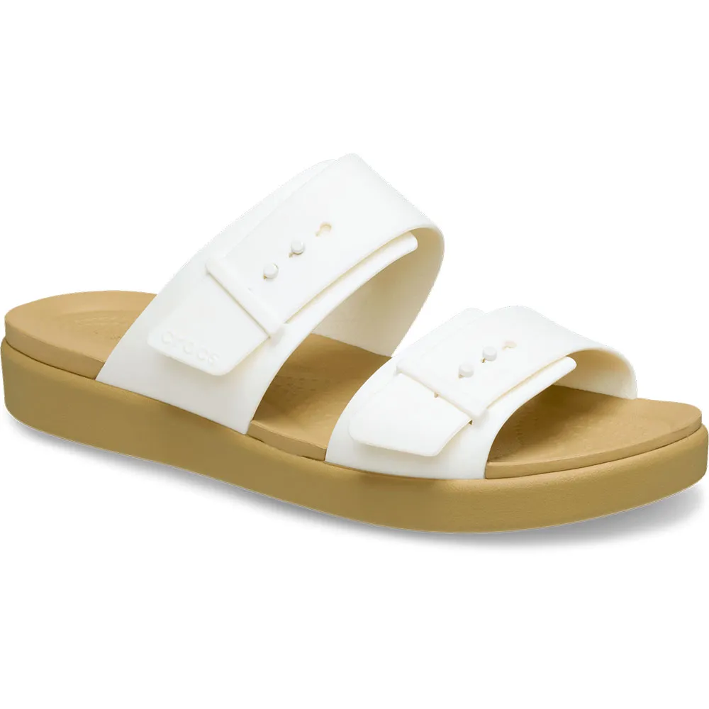 Сандалии Crocs Brooklyn Buckle Low, белый