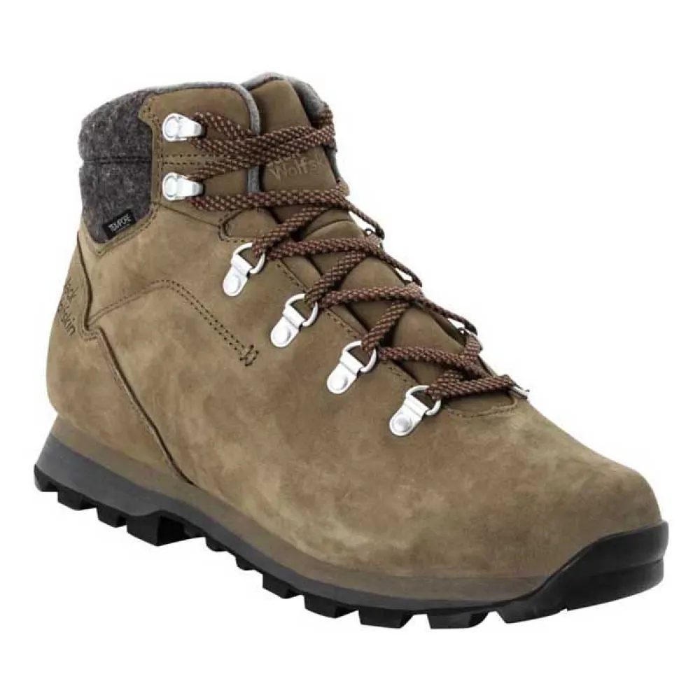 

Треккинговые ботинки Jack Wolfskin Thunder Bay Texapore Mid, коричневый