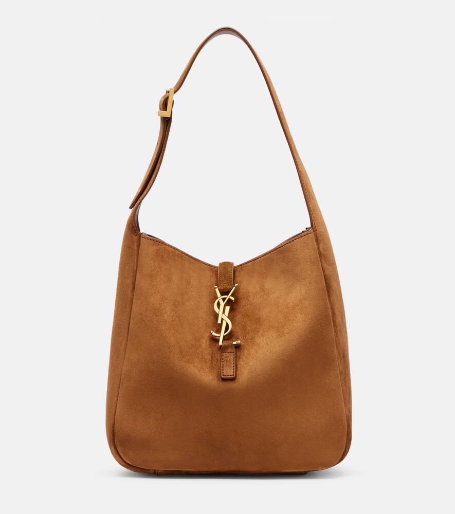 

Маленькая замшевая сумка через плечо le 5 à 7 supple small Saint Laurent, Caramel Cognac