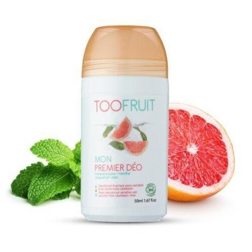 

Шариковый дезодорант для детей, Грейпфрут/Мята, 50 мл TooFruit