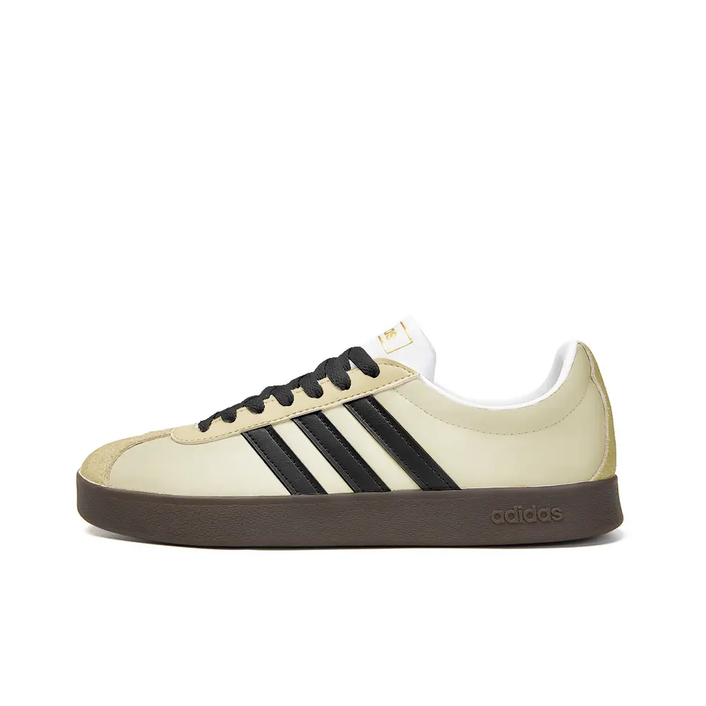 

Кроссовки adidas neo VL Court 2.0 米乐 百搭潮流 防滑 低帮 板鞋 男女同款 黄黑, цвет Champagne