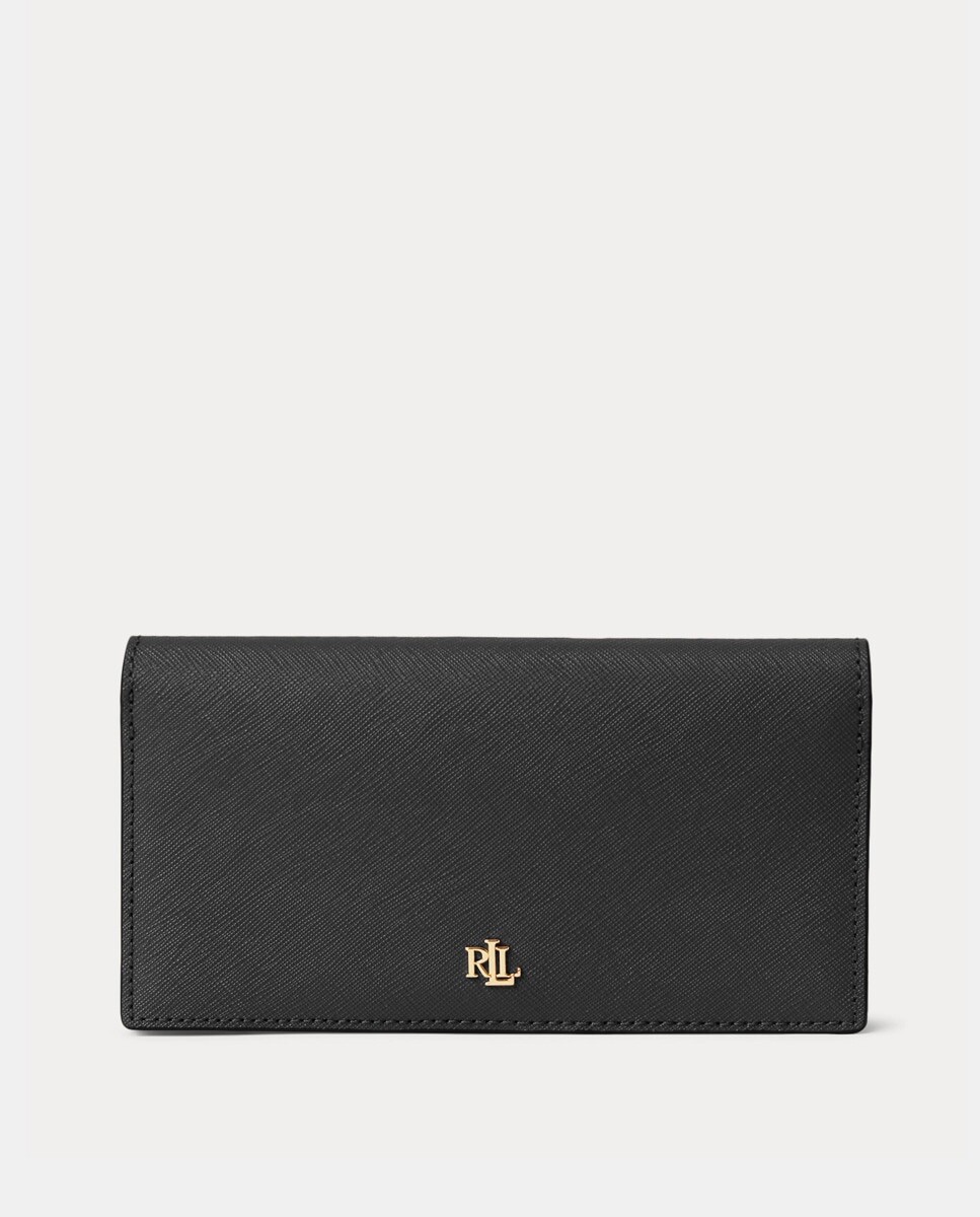 

Lauren Ralph Lauren женский кожаный кошелек среднего размера с клапаном среднего размера Lauren Ralph Lauren, черный