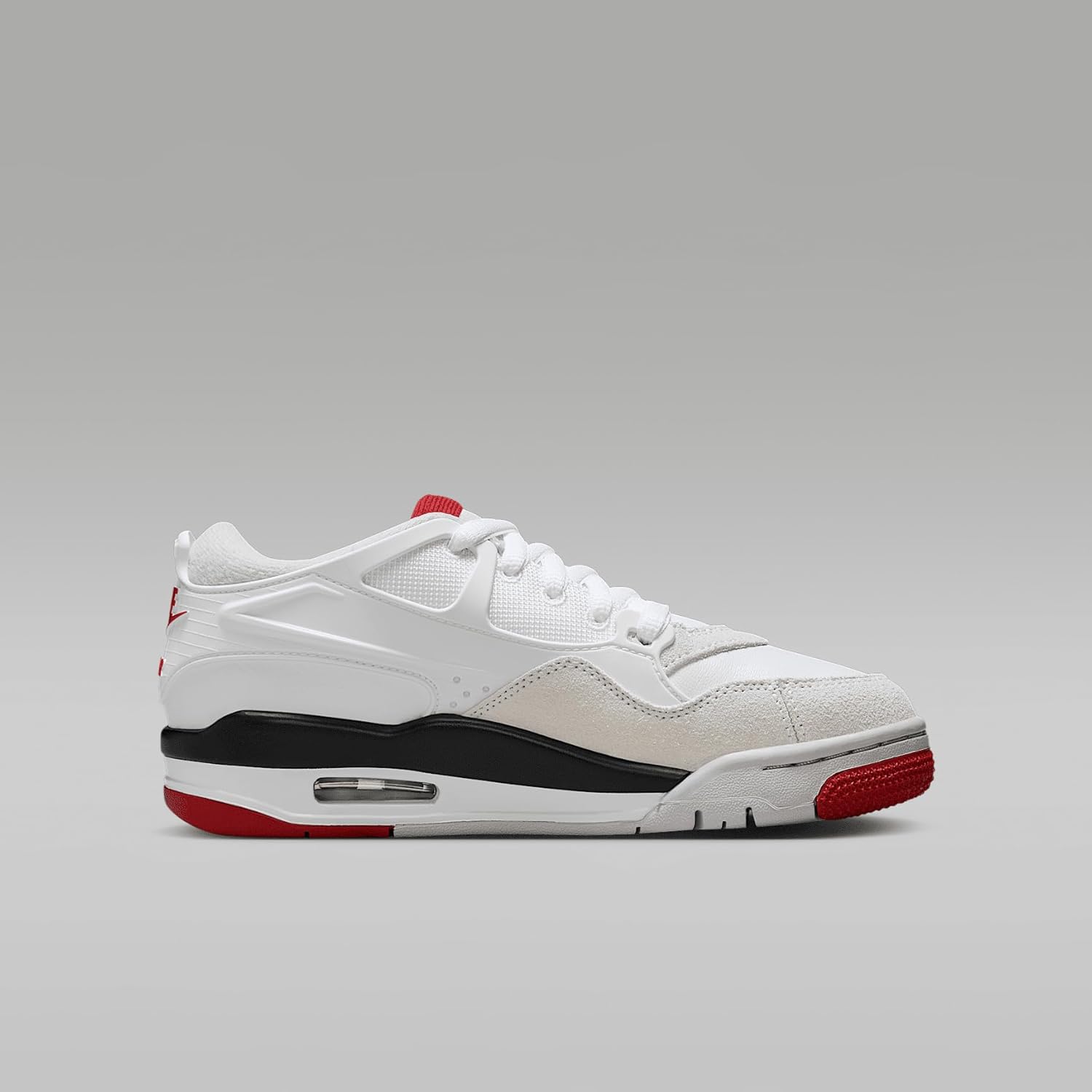 Детские кроссовки Nike Jordan 4 Retro, белый/черный/красный — фото 3