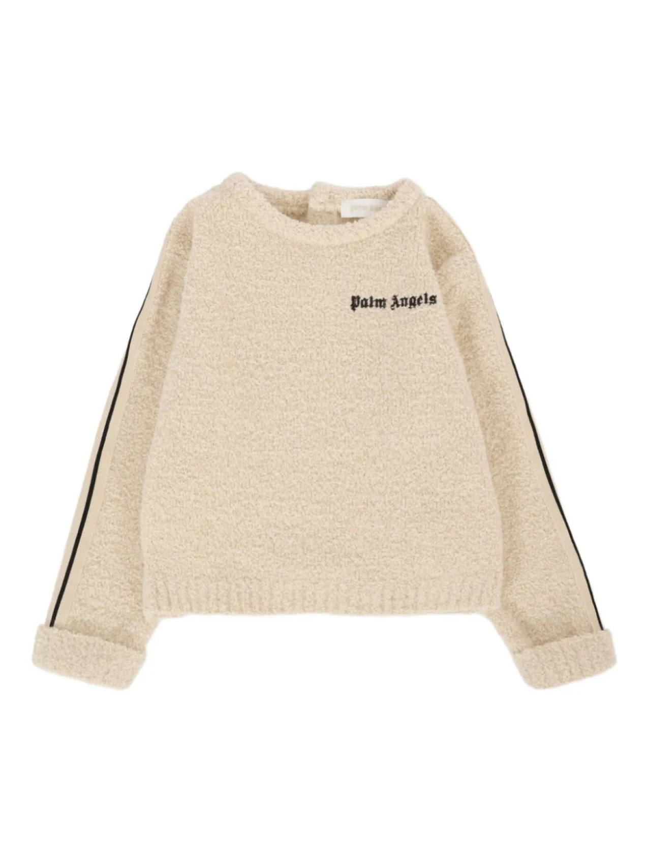 

Джемпер Palm Angels Kids с круглым вырезом и полосками, нейтральный