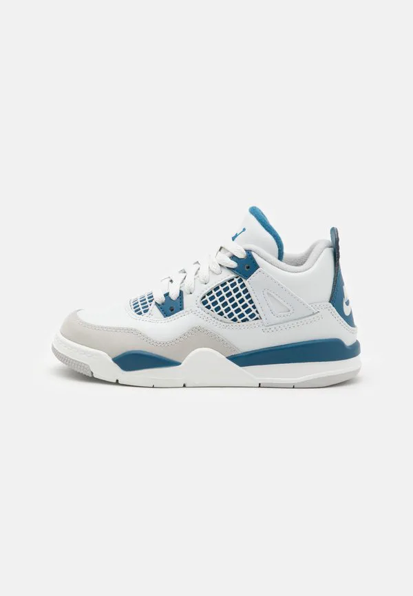 Баскетбольные кроссовки jordan 4 retro унисекс Jordan, Off White/Military Blue/Neutral Grey