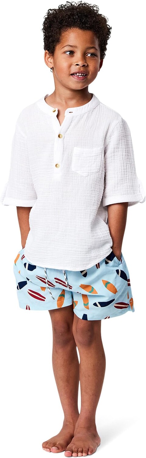 

Шорты для плавания Snapper Rock Retro Surf Volley Boardshorts, синий