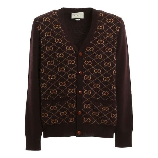 

Толстовка Men's Gucci SS21 GG Jacquard Alphabet Pattern Knitwear Colorblock