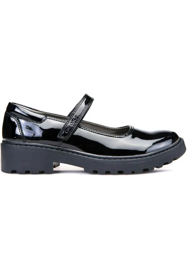 Балетки jr casey с ремешком Geox, Black
