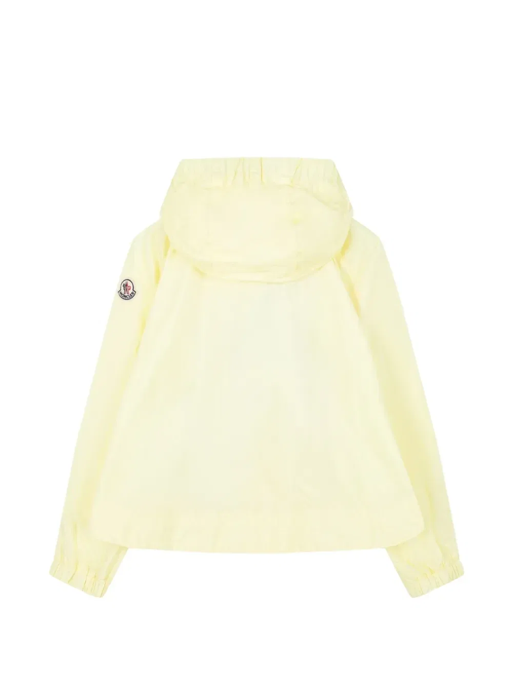 Куртка с капюшоном и нашивкой-логотипом Moncler Enfant, желтый — фото 2
