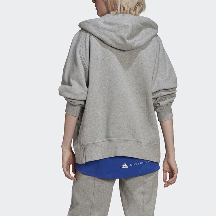 Свитшот Stella McCartney X Stella McCartney Co-titled Series женский, средний, серый, меланжевый Adidas — фото 4