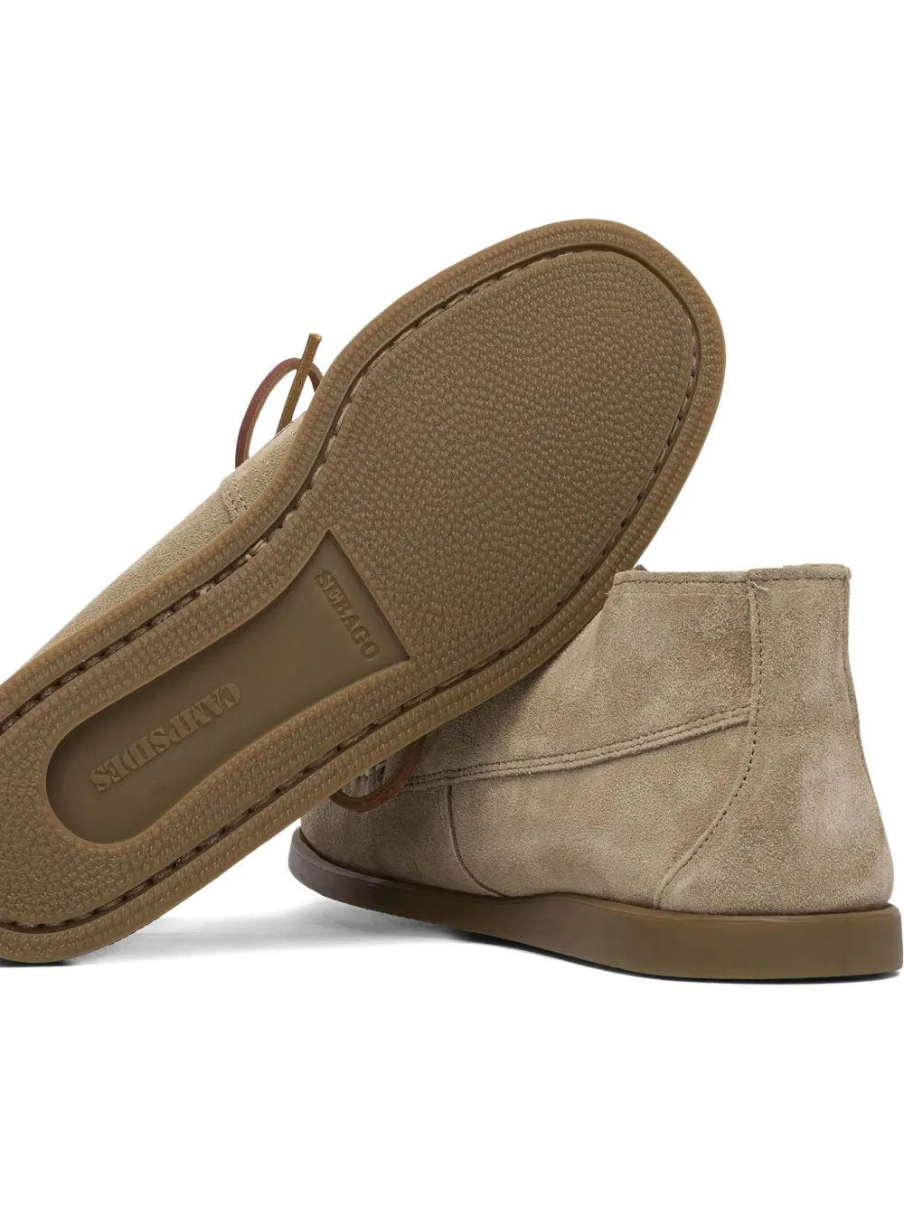 Замшевые ботинки Chukka на шнуровке Sebago, нейтральный — фото 4