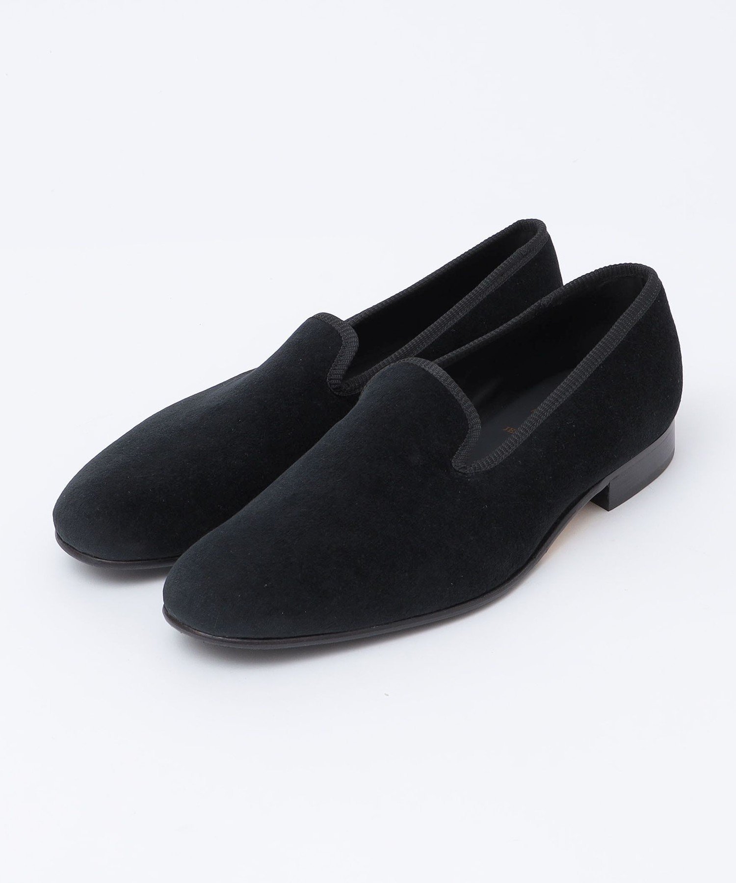 Ботинки Tricker's: Chuechill Velvet Solid Shoes Ships Men, black