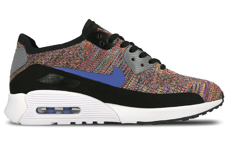 

Кроссовки Nike Air Max 90 Ultra 2.0 Flyknit Black Medium Blue Cool Grey Women's