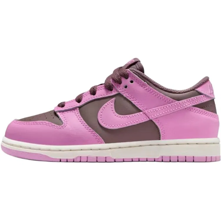 Кроссовки для скейтбординга Nike Dunk Low Kids Pink Brown