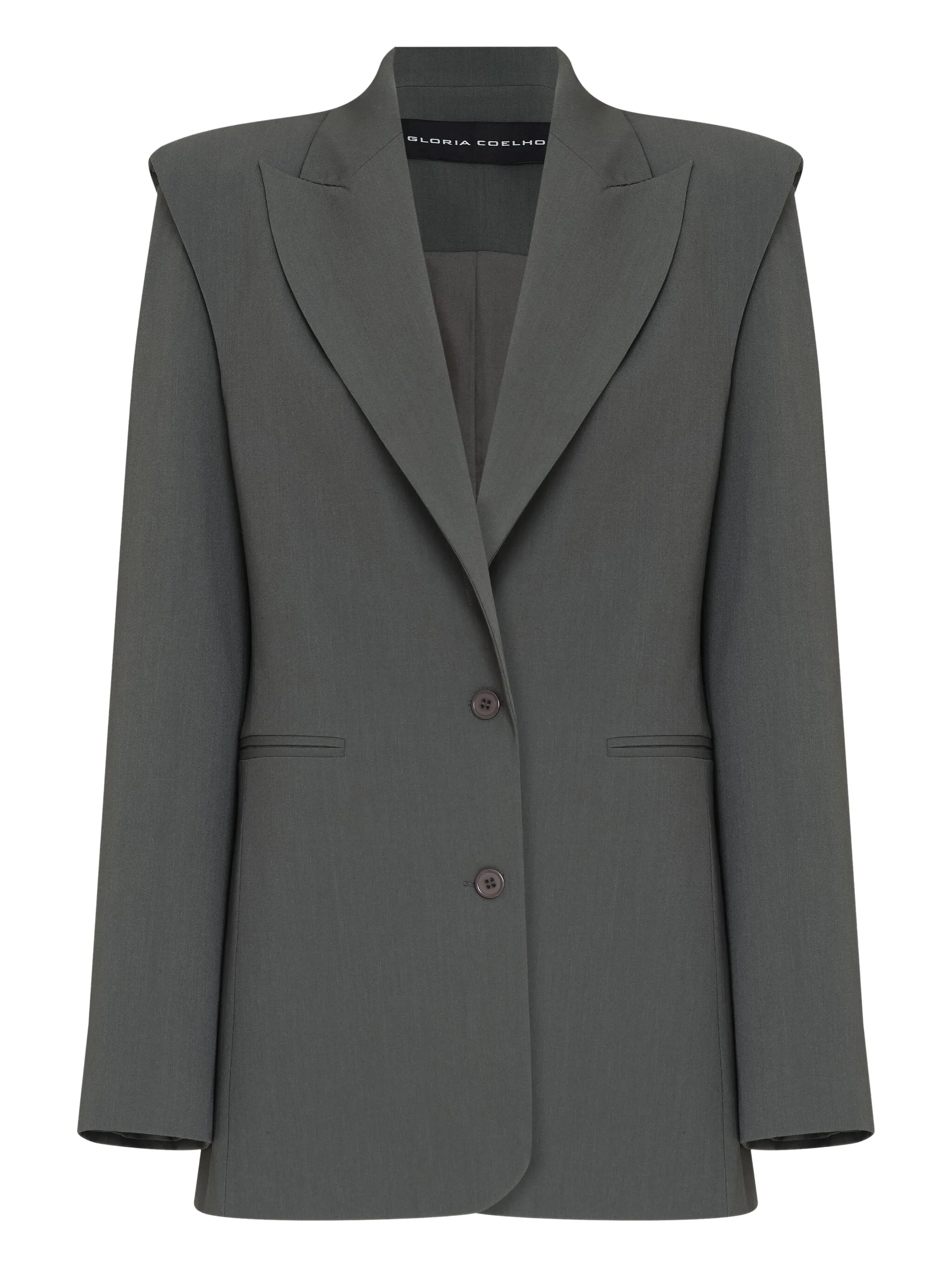 

Блейзер со съемными рукавами Gloria Coelho, серый