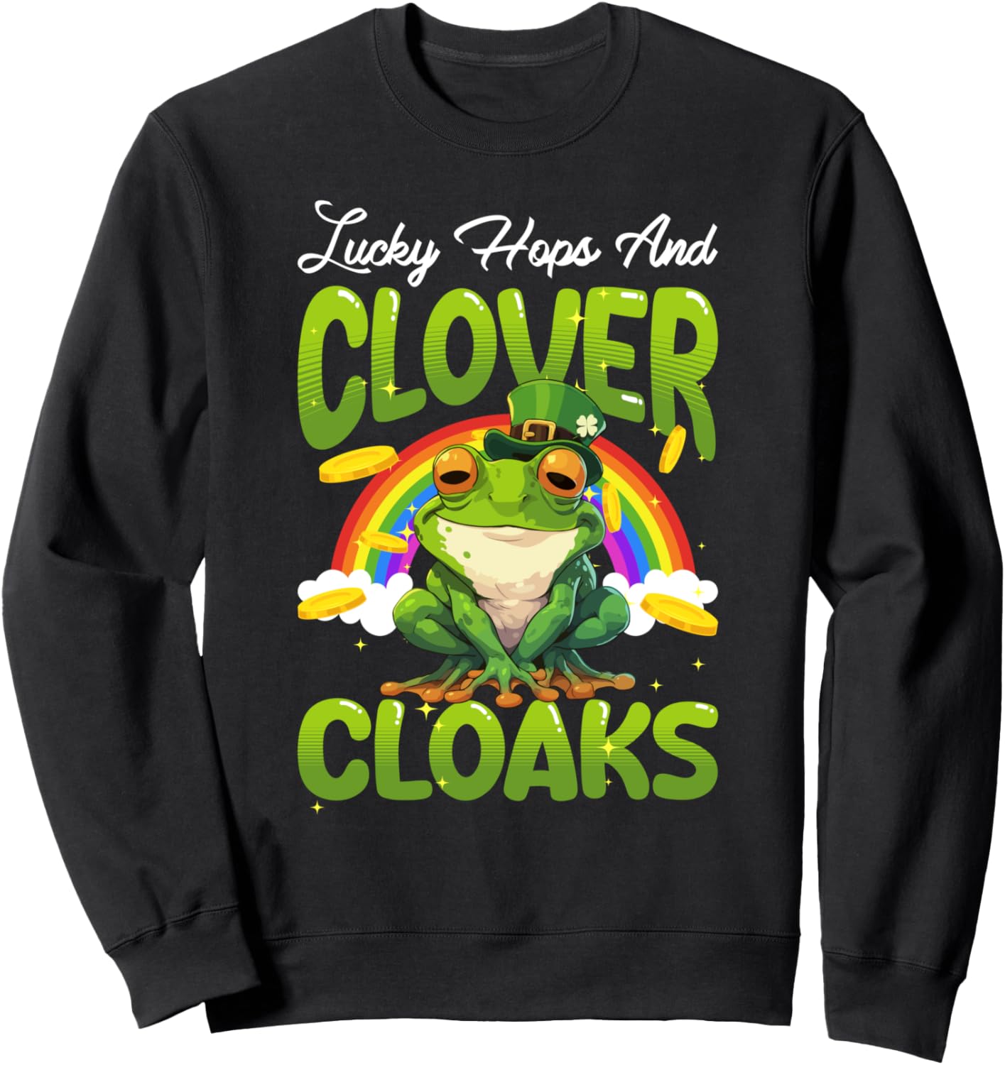 

Толстовка с забавной цитатой про лягушку ко Дню Святого Патрика St. Patrick'S Day & Irish Heritage Items, черный