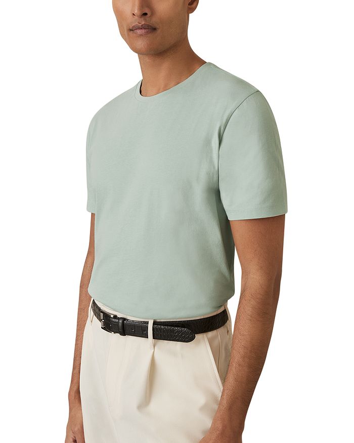 

Футболка Slim Fit с круглым вырезом REISS, зеленый