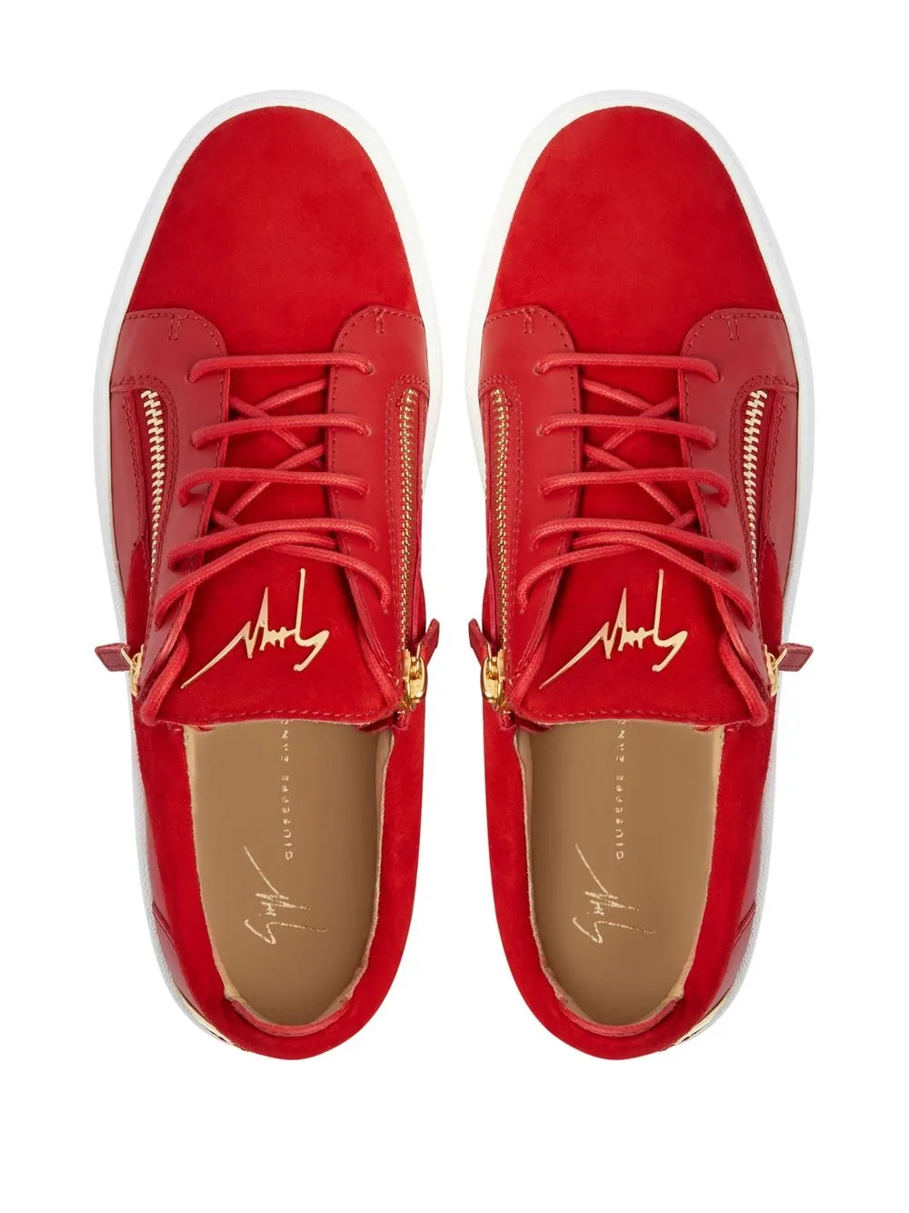 Кеды Frankie Giuseppe Zanotti, красный — фото 4