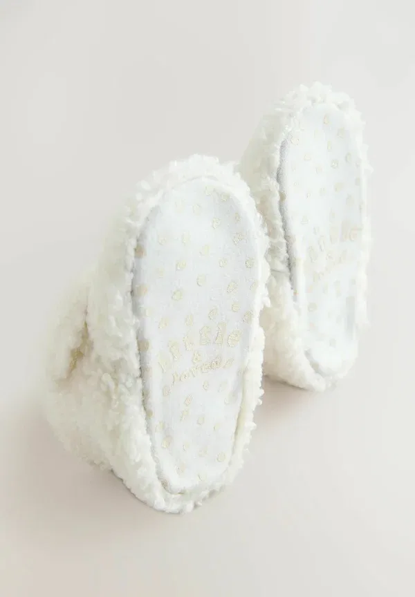 Тапочки Regular fit cosy touch fasten slippers Next, нейтральный — фото 3