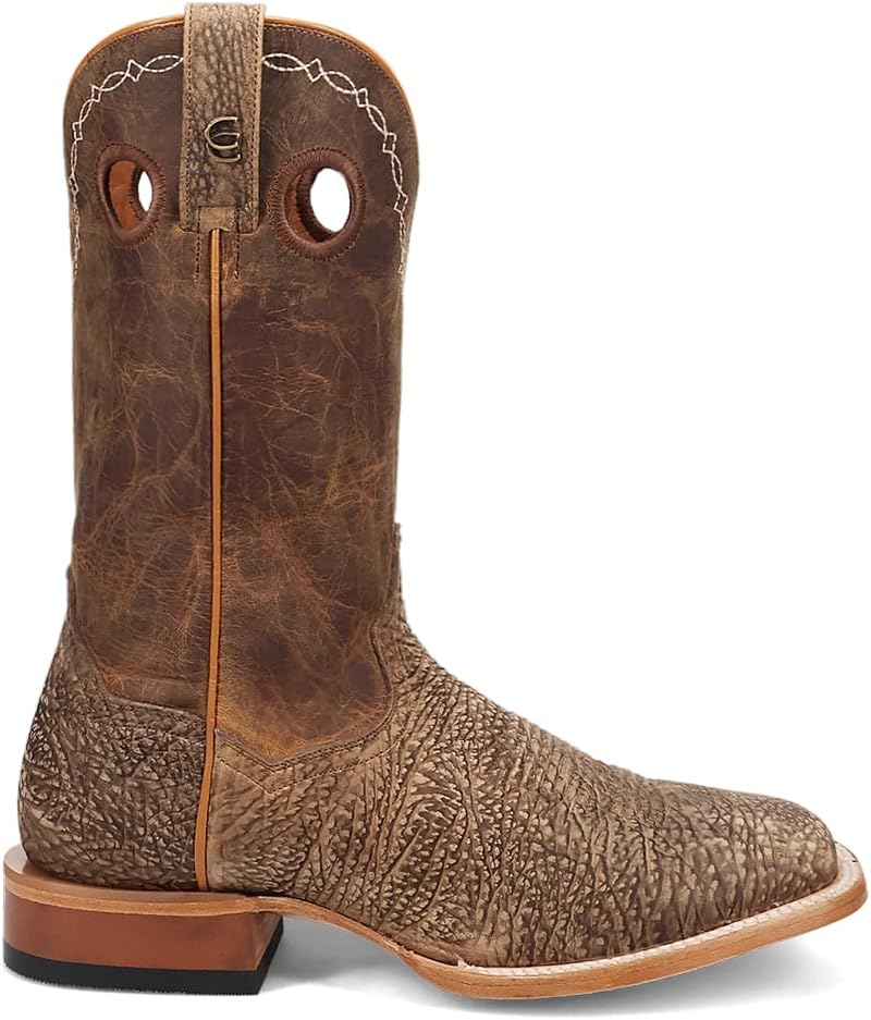 

Мужские сапоги Dan Post Murray с вышивкой, квадратным носком из бизоновой кожи, без застежки, средней высоты - коричневые