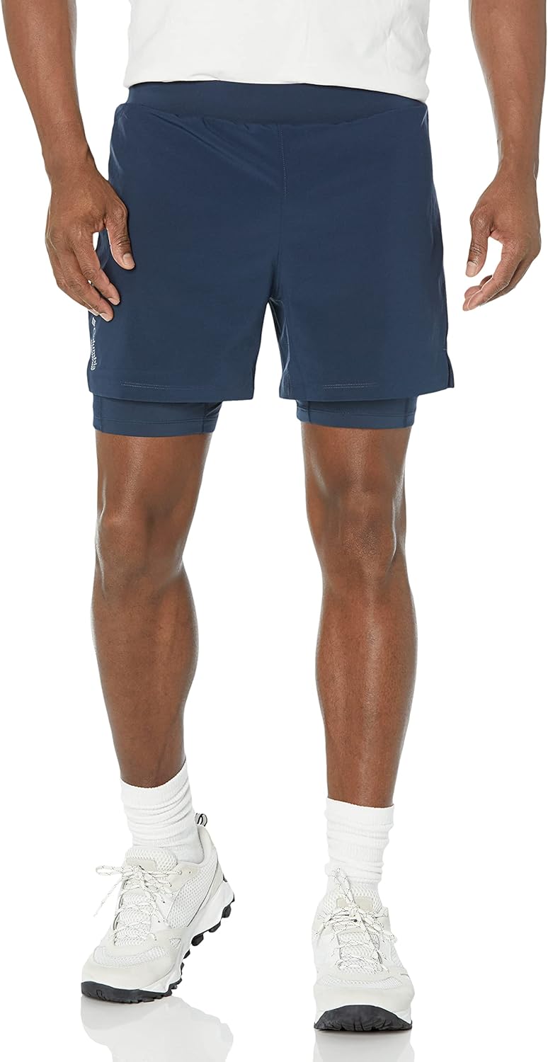 

Мужские шорты для походов Columbia Endless Trail 2-в-1, Collegiate Navy