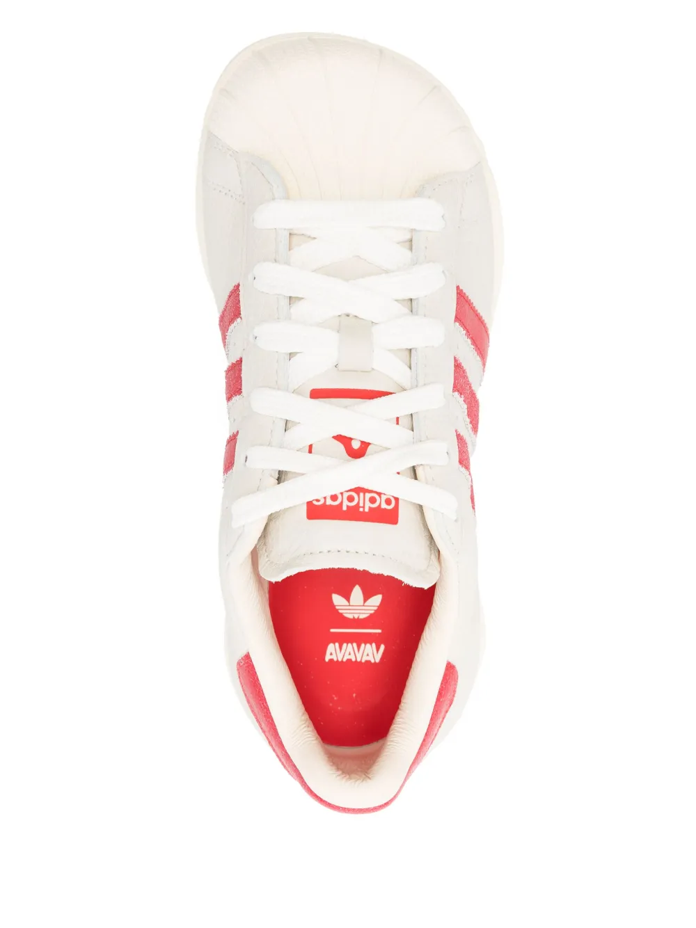 Кроссовки Superstar из коллаборации с AVAVAV Adidas, нейтральный — фото 4
