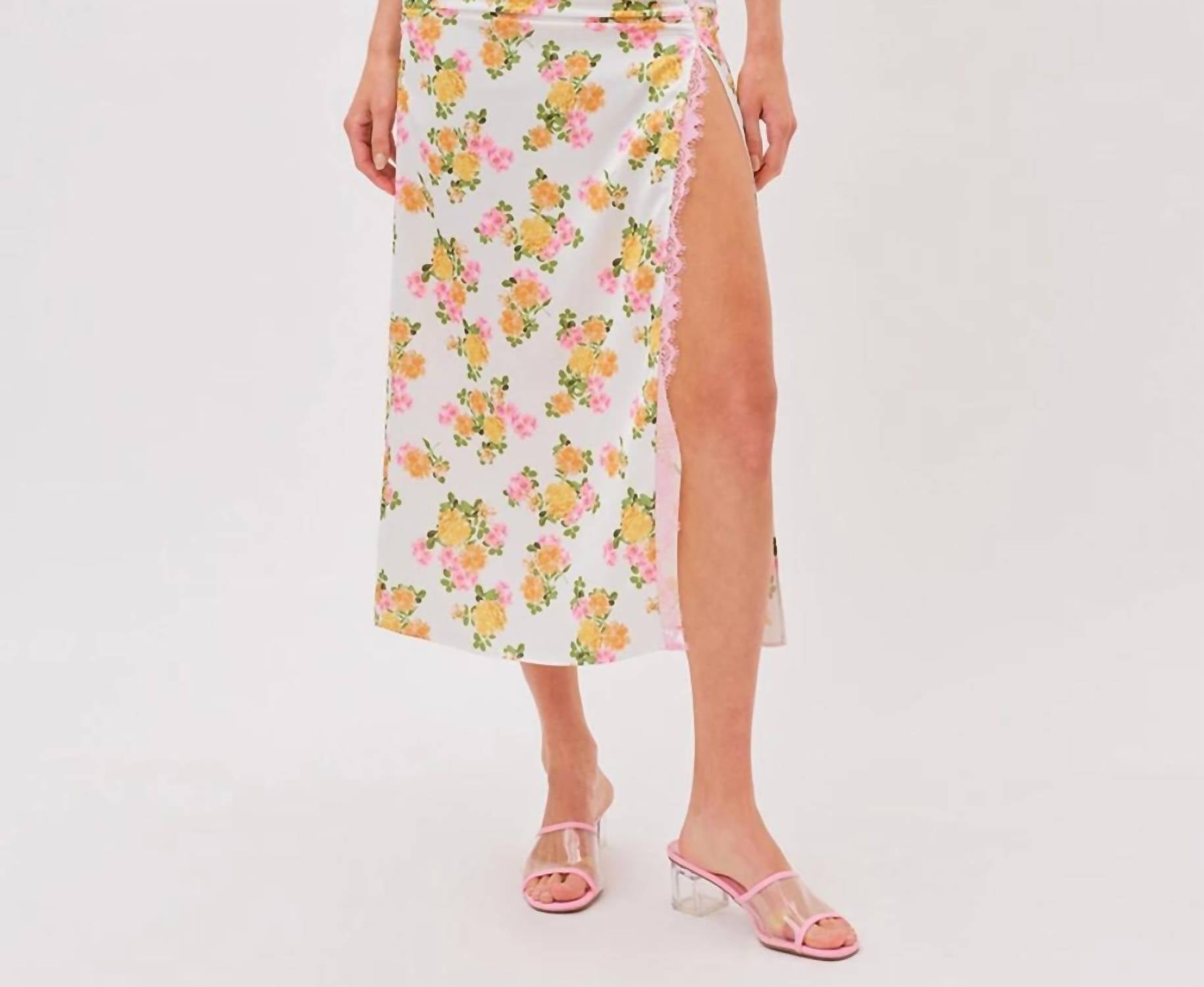 

Платье миди Эмма белого цвета for Love & Lemons