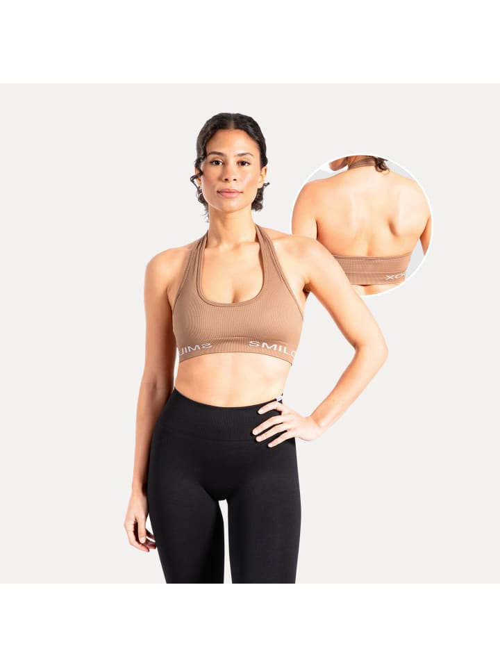 

SMILODOX Спортивный бюстгальтер Azura, цвет тауп