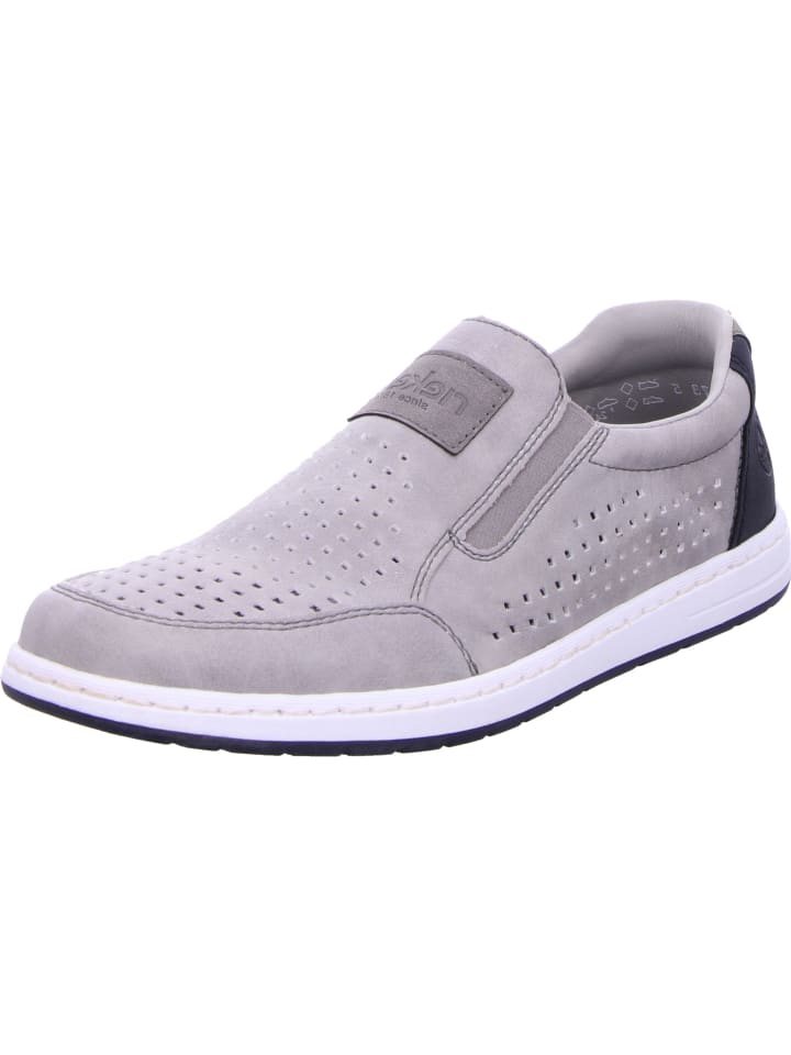 

Тапочки rieker, цвет shark/grey/pazifik