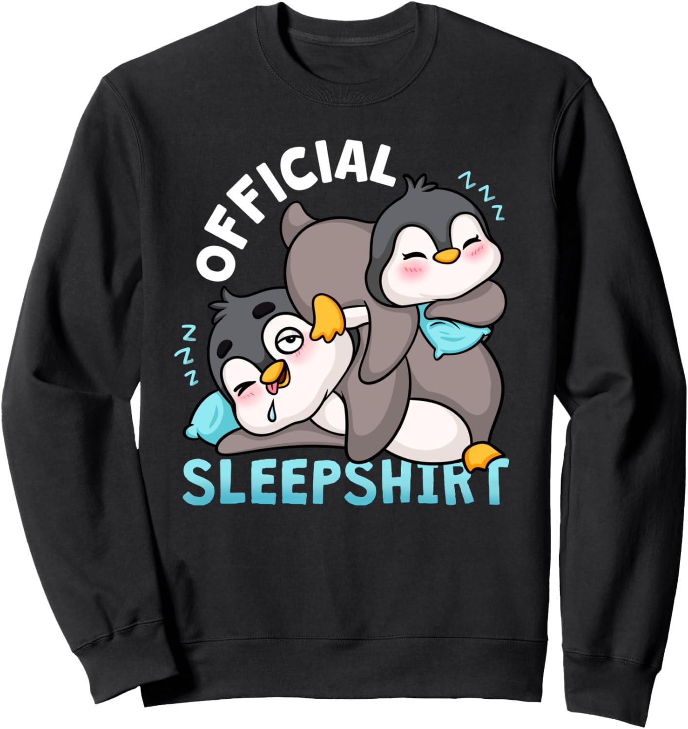 

Забавная официальная толстовка для сна для влюбленных, спящих пингвинов, парная толстовка Cute Penguin Costume Animal Lover Gifts Store, черный