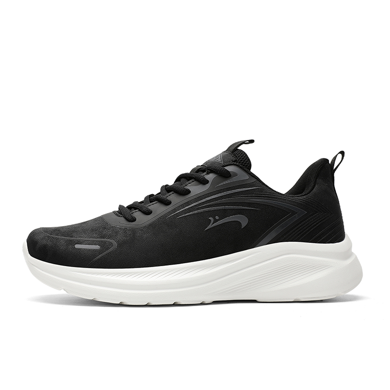 

K-bird Амортизирующие беговые кроссовки мужские низкие черно-серые, цвет Black/Gray