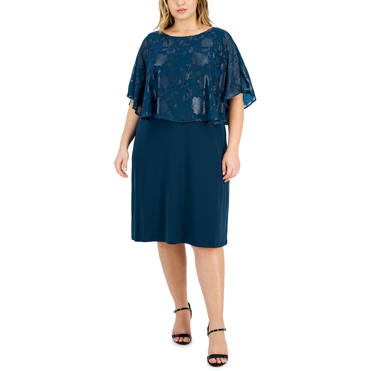 

Плюс Женское Вышитое Вечернее Платье Облегающее Платье Connected Apparel