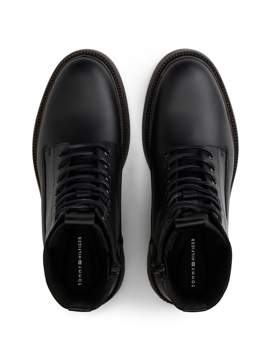 Ботинки на шнуровке TOMMY HILFIGER, Black — фото 4