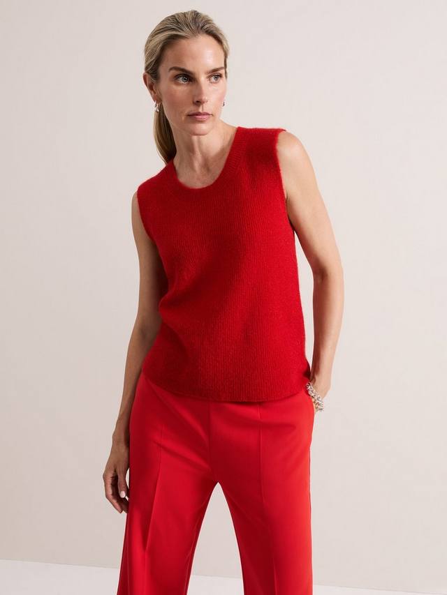 

Майка из смеси шерсти daniella Phase Eight, красный