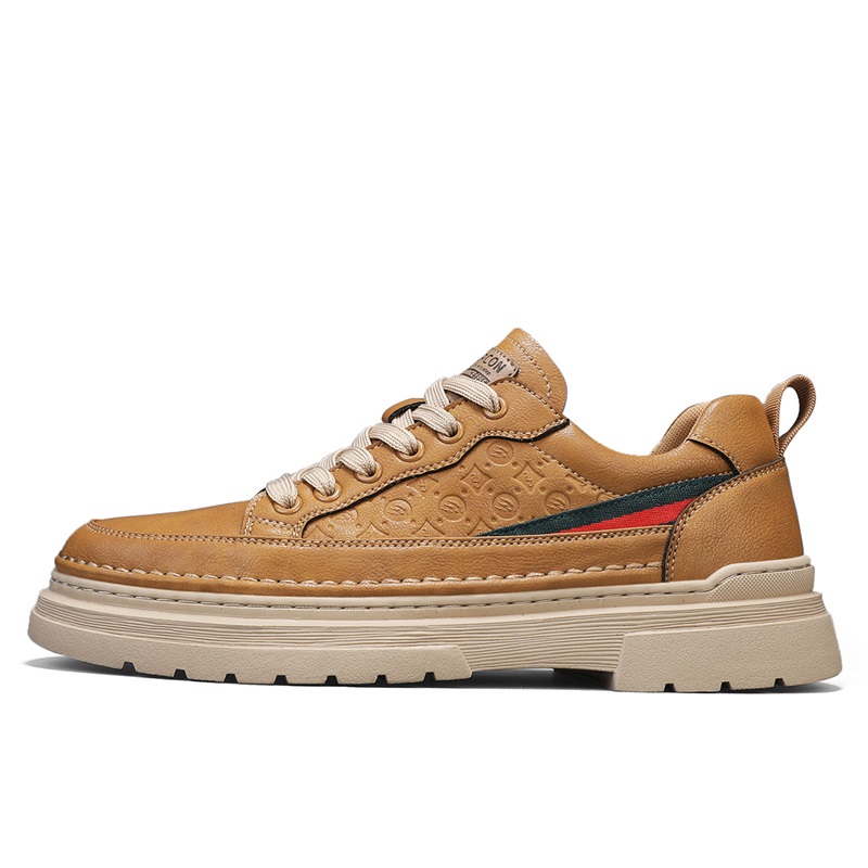 

Низкие повседневные туфли мужские YEARCON, Brown Yellow