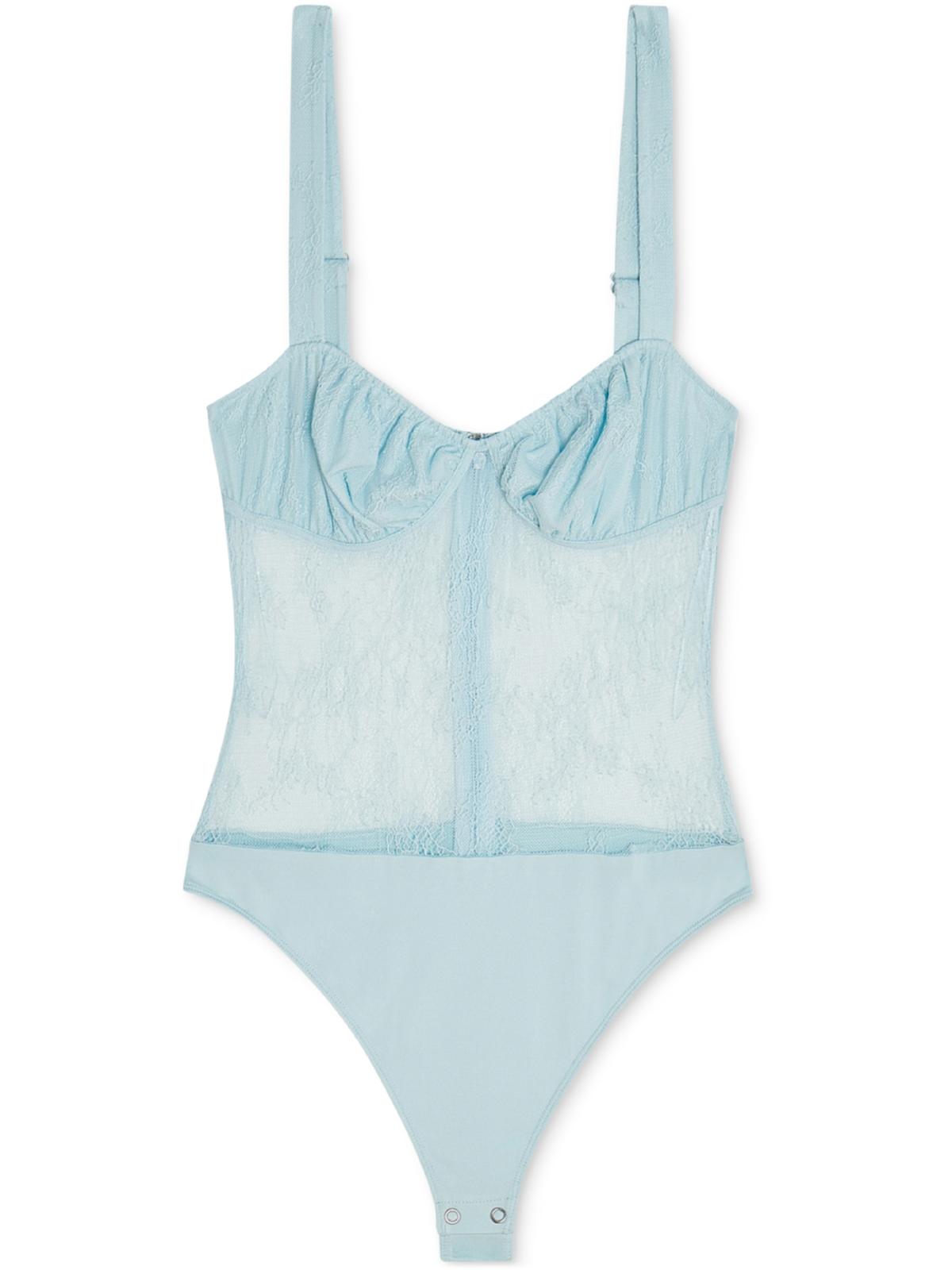 

Женский кружевной боди-стринги Danielle Bernstein, цвет delicate blue