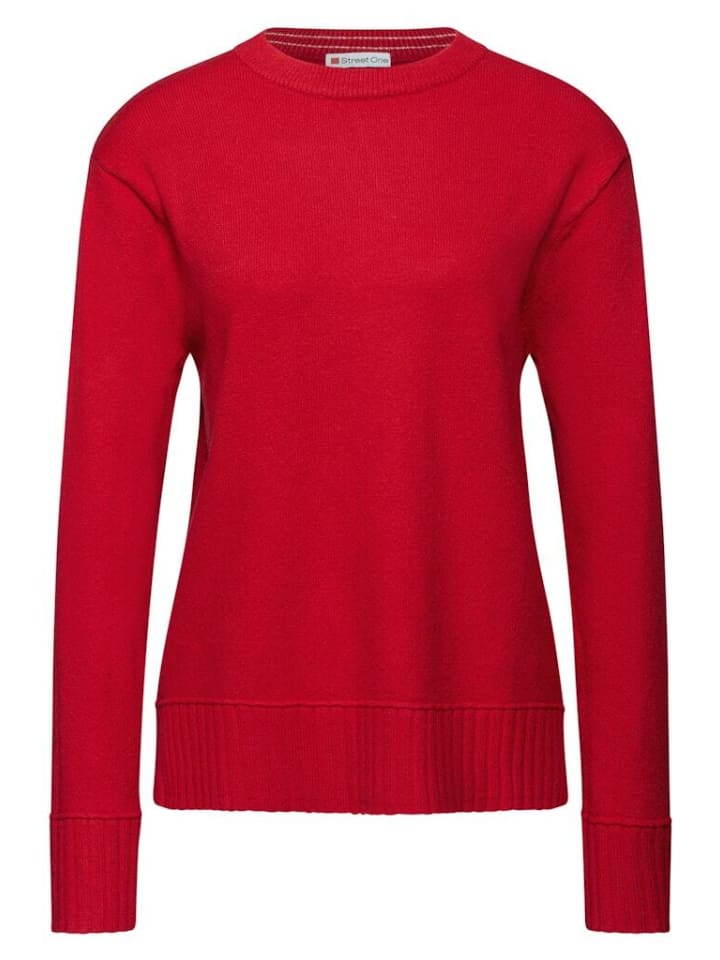 

Street One Свитер ярко-красного цвета